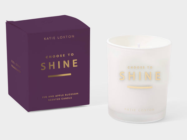 Katie Loxton Sentiment Candle - Choose To Shine