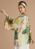 Powder Delicate Tropics Kimono Jacket - Sage