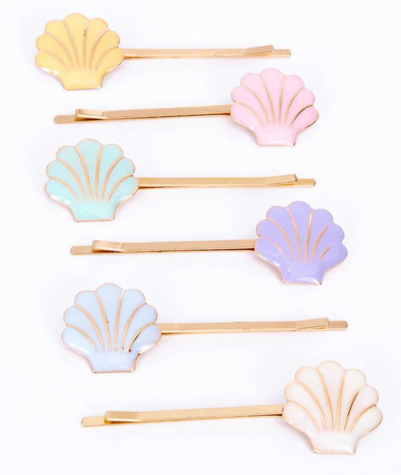 Meri Meri Enamel Shell Hair Slides