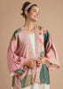 Powder Crane At Sunrise Kimono Jacket - Petal