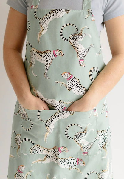 Yvonne Ellen Cheetah Apron