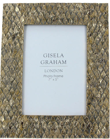 Gisela Graham Gold Resin Photo Frame