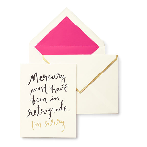 Kate Spade New York Greeting Card - Mercury in Retrograde