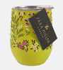 Sara Miller Lime Songbird Travel Tumbler