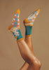 Powder Happy Birthday Sloth Ankle Socks