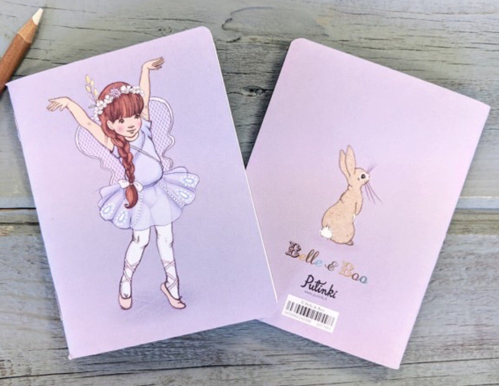 Belle & Boo 'Butterfly Ballerina’ Mini Notebook