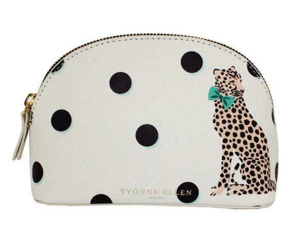 Yvonne Ellen Cheetah Cosmetic Pouch