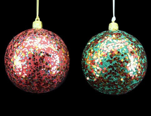 Sparkle Bauble - Red / Green