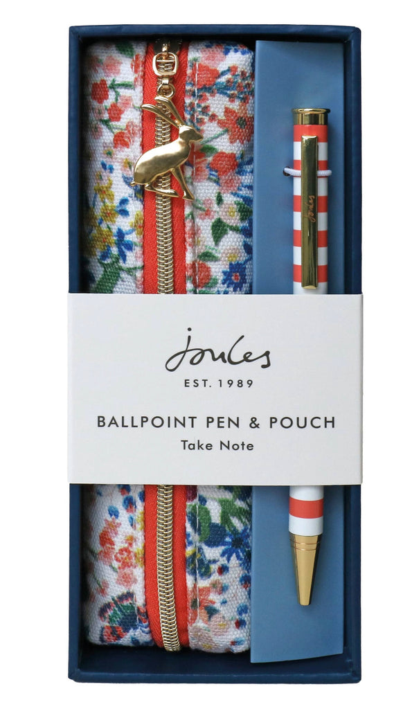 Joules Pen & Pouch Set
