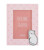 Sass & Belle Cutie Cat Pink Hearts Photo Frame