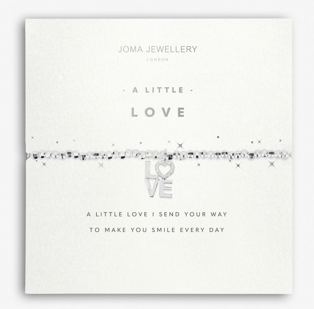 Joma Jewellery Faceted A Little Love Bracelet