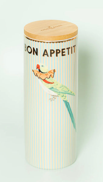 Yvonne Ellen Large Storage Jar - Parrot