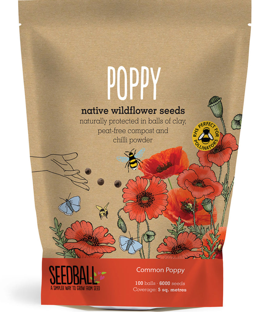Seedball Poppy Grab Bag