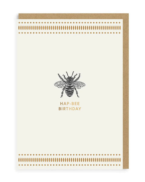 Yvonne Ellen Hap-Bee Birthday Greeting Card