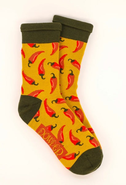 Powder Men's Hot Chillies Socks - Mustard