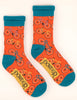 Powder Men's Ride On Socks - Tangerine