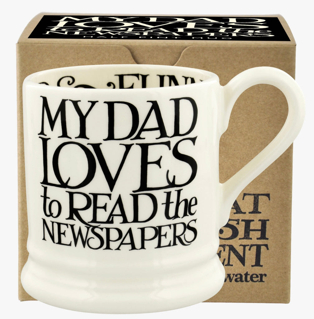 Emma Bridgewater Black Toast I Love My Dad 1/2 Pint Mug (Boxed)