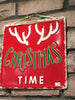 Retro Metal Christmas Signs