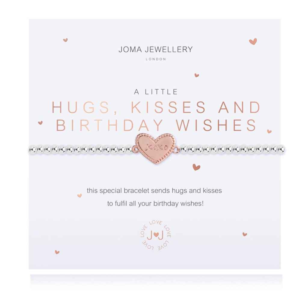 Joma Jewellery A Little Hugs, Kisses And Birthday Wishes Bracelet
