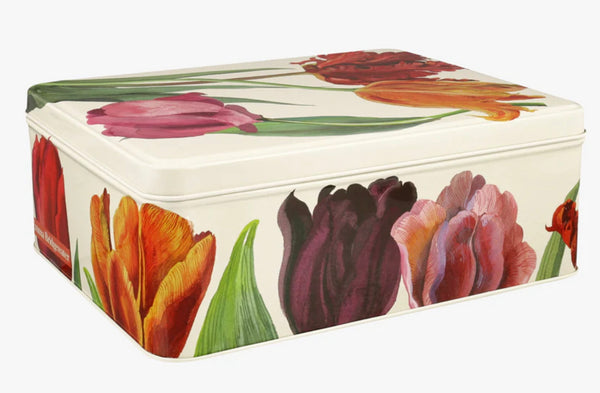 Emma Bridgewater Tulips Medium Shallow Tin