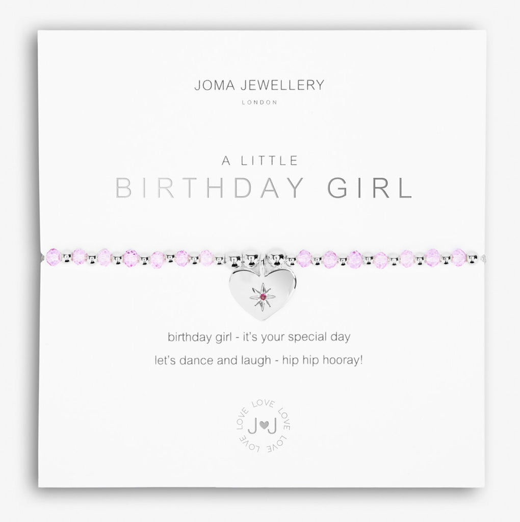Joma Jewellery Colour Pop A Little Birthday Girl Bracelet