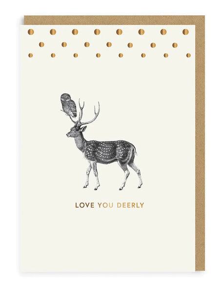 Yvonne Ellen Love You Deerly Greeting Card