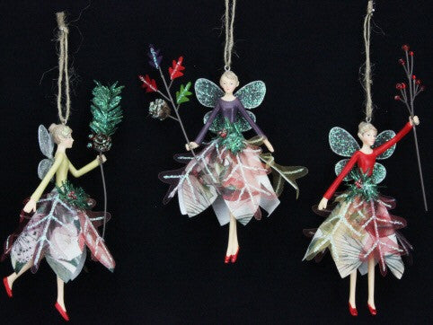 Forest Whispers Resin Fairy Tree Decoration - Medium