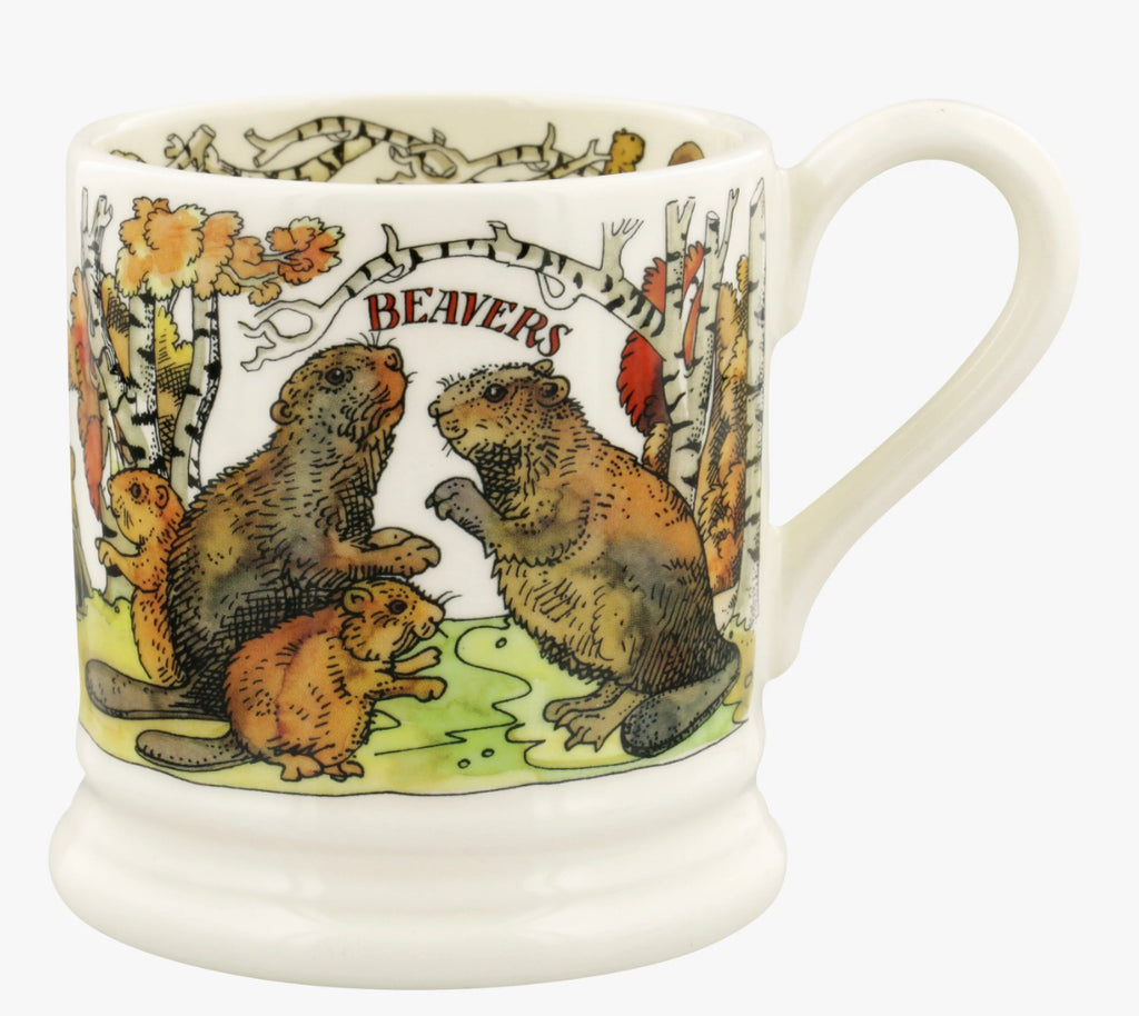 Emma Bridgewater Beavers 1/2 Pint Mug SECOND