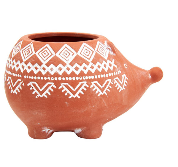 Sass & Belle Terracotta Hedgehog Planter