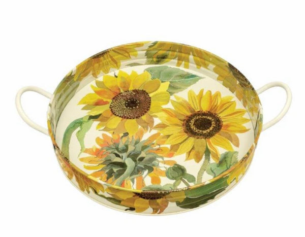 Emma Bridgewater Sunflowers Large Handled Tin Tray