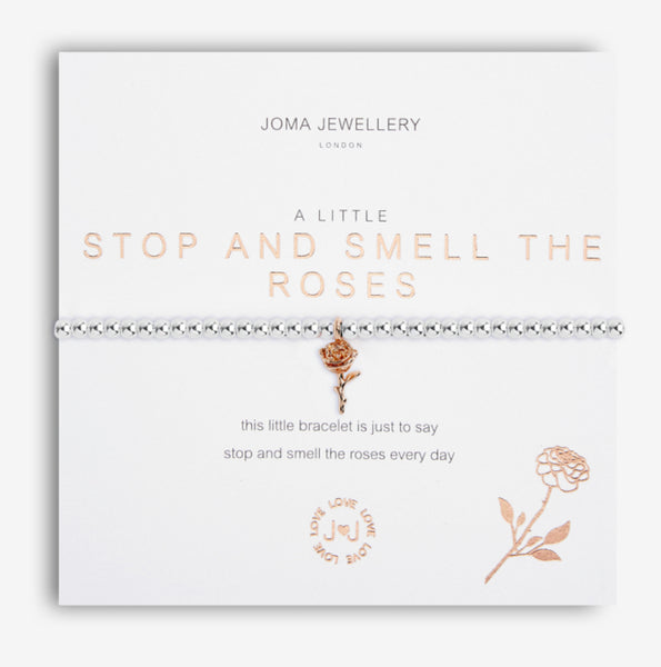 Joma Jewellery A Little Stop And Smell The Roses Bracelet