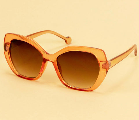 Powder Brianna Limited Edition Sunglasses - Apricot