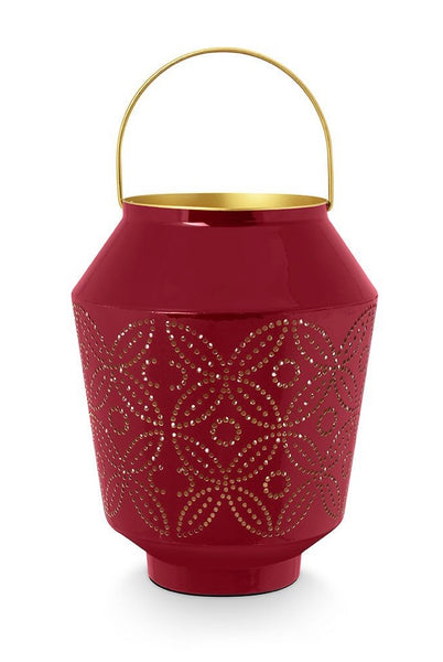 Pip Studio Enamelled Lantern Dark Pink