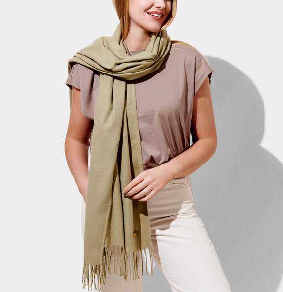 Katie Loxton Blanket Scarf - Olive