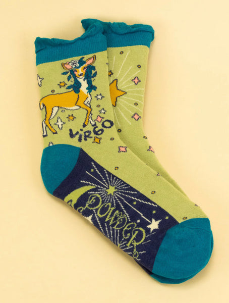 Powder Virgo Zodiac Ankle Socks