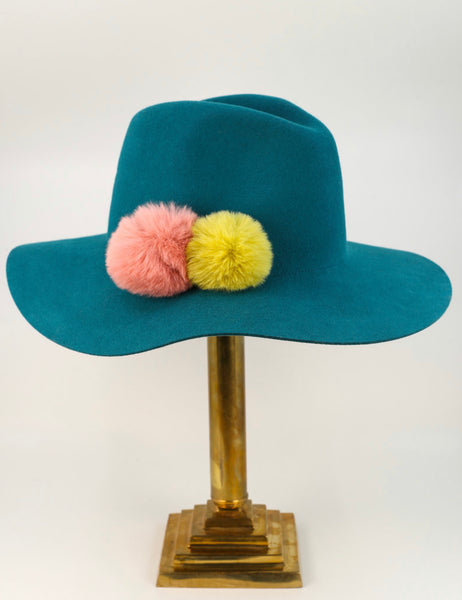 Powder Cassandra Hat - Teal