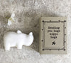 East Of India Matchbox - Hippo