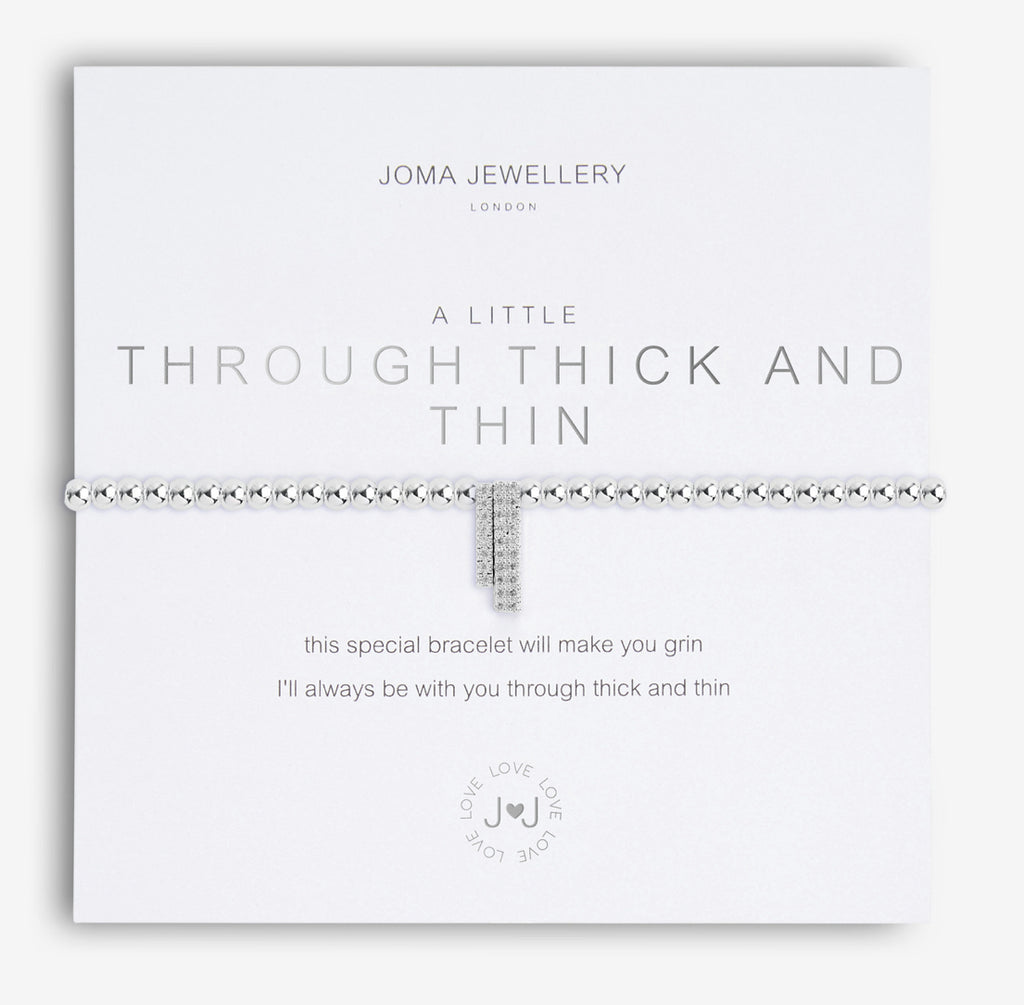 Joma Jewellery A Little Through Thick And Thin Bracelet