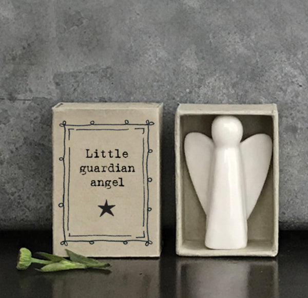 East Of India Matchbox - Porcelain Angel