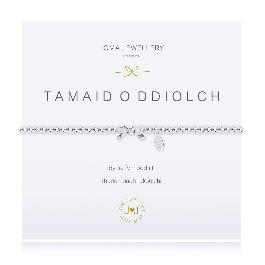 Joma Jewellery Tamaid O Ddiolch Bracelet