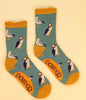 Powder Seabirds Ankle Socks - Teal