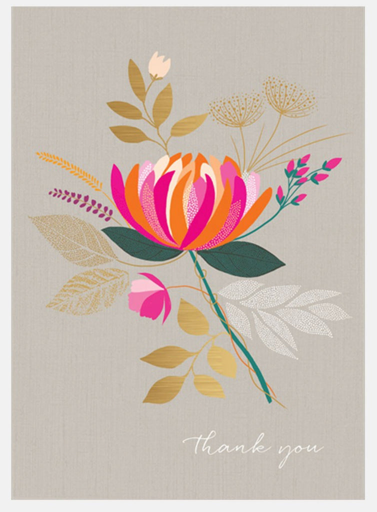 Sara Miller Thank You Peony Card