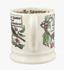 Emma Bridgewater Spindle & House Sparrow 1/2 Pint Mug