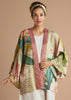 Powder Delicate Tropics Kimono Jacket - Sage