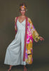 Powder Mustard Orchid Kimono Gown