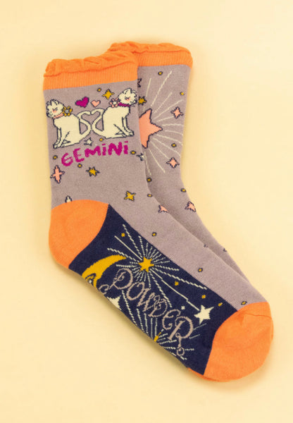 Powder Gemini Zodiac Ankle Socks