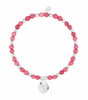 Joma Jewellery Wellness Gems Pink Jade Bracelet