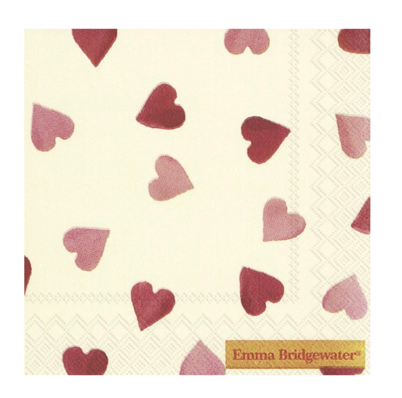 Emma Bridgewater Hearts Paper Cocktail Napkins
