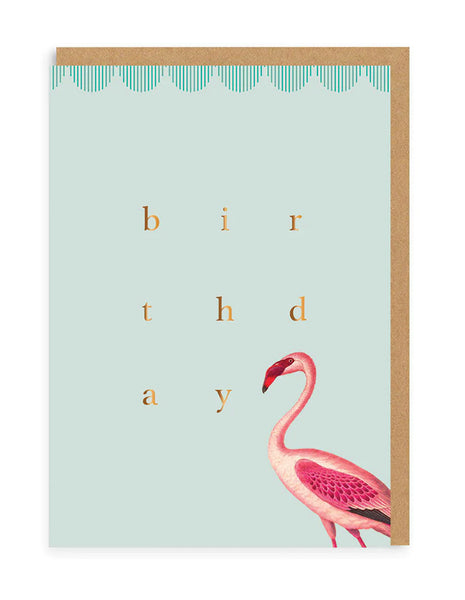 Yvonne Ellen Birthday Flamingo Greeting Card
