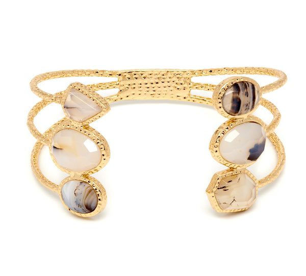 Lola Rose Boutique Zari Cuff - Montana Agate